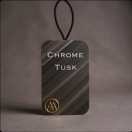 (Pre-Order 4 weeks) Chrome Tusk Car Freshener